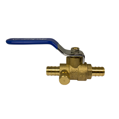 Pex Ball Valve with Drain